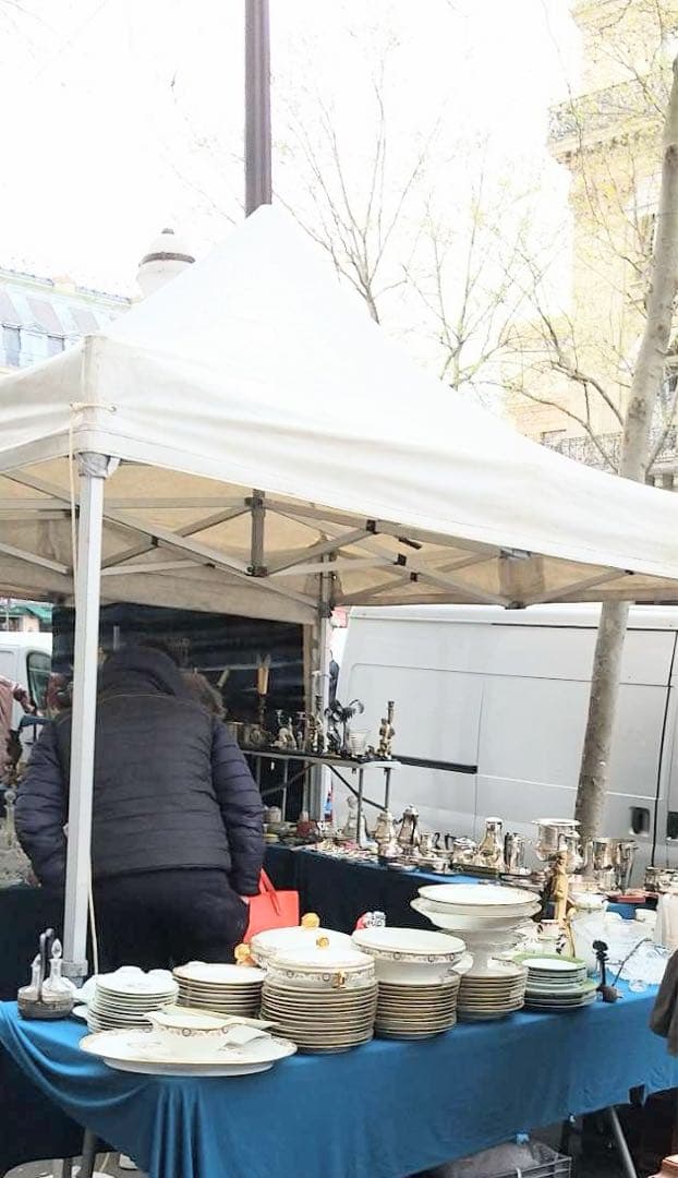 パリ蚤の市購入rococoゴールドフォトフレームフランス蚤の市