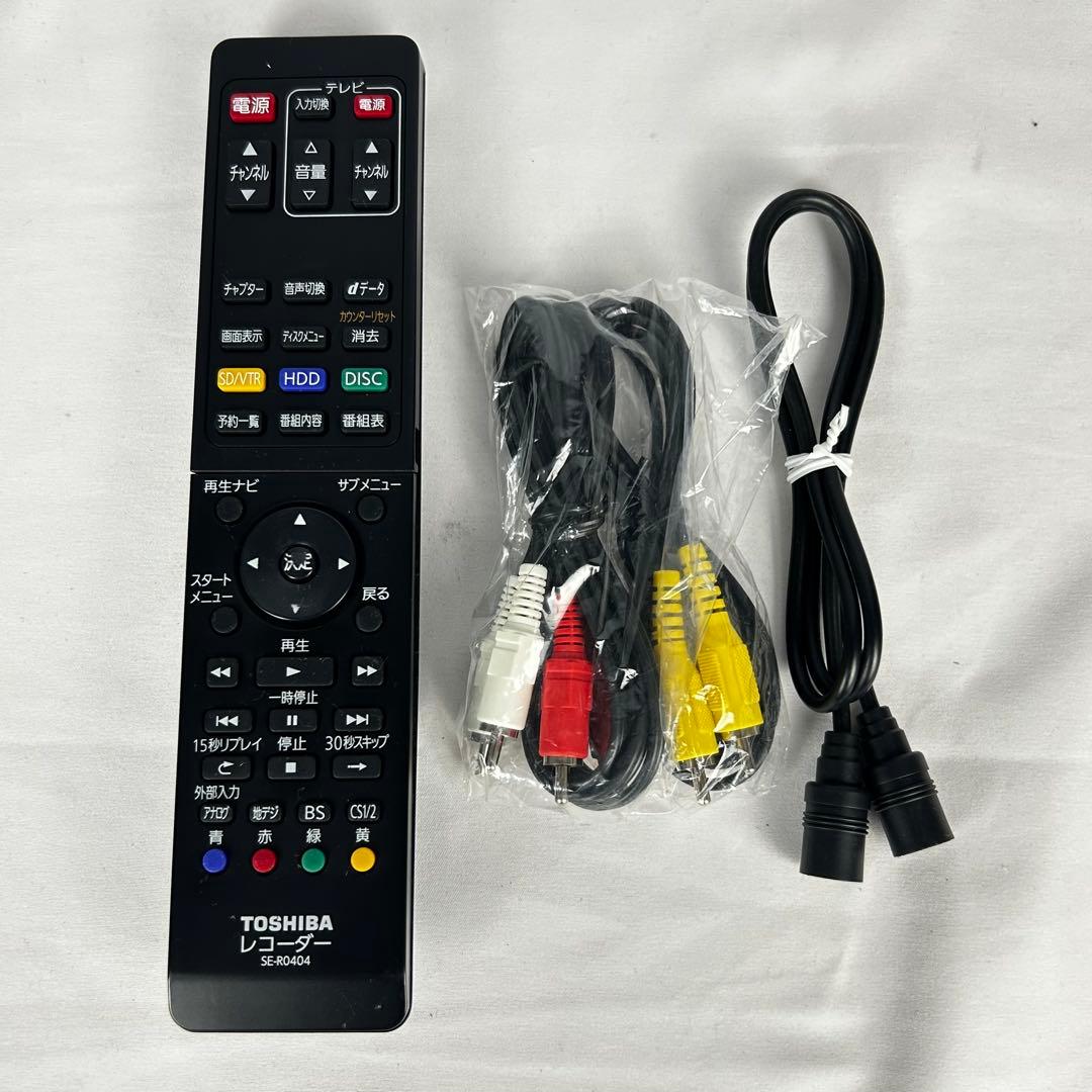 東芝 VHS一体型 ブルーレイ HDD レコーダー D-BW500 リモコン