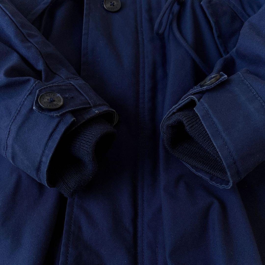 ラコステ 3way 裏ボア モッズコート フィッシュテイルパーカー ネイビーXL