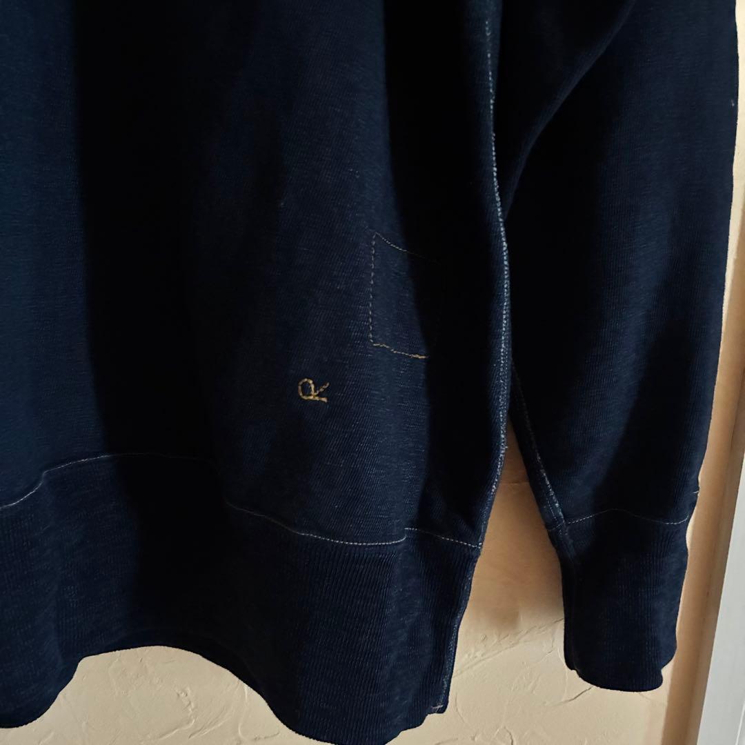 45R★裏毛のトレーナー インディゴ