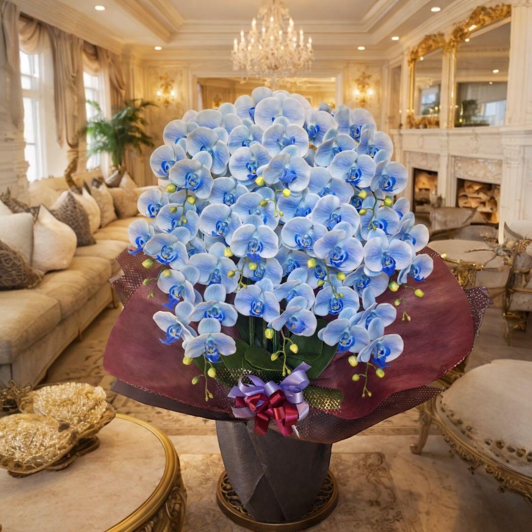 光触媒　人工観葉植物　ウォールグリーン　フェイクグリーン　リアル胡蝶蘭10本bl