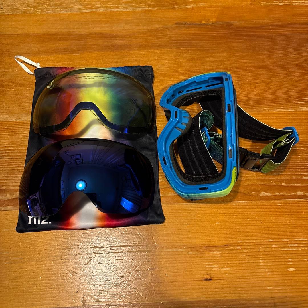 anon m2 . ゴーグル　スペアレンズ付き