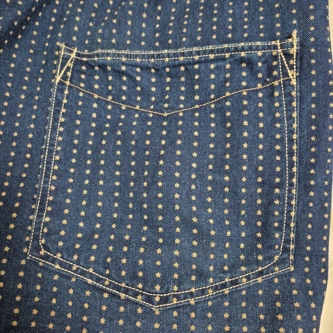 パ*ン様 稀少旧マッコイダブルダイヤモンドスターウォバッシュワークコート36