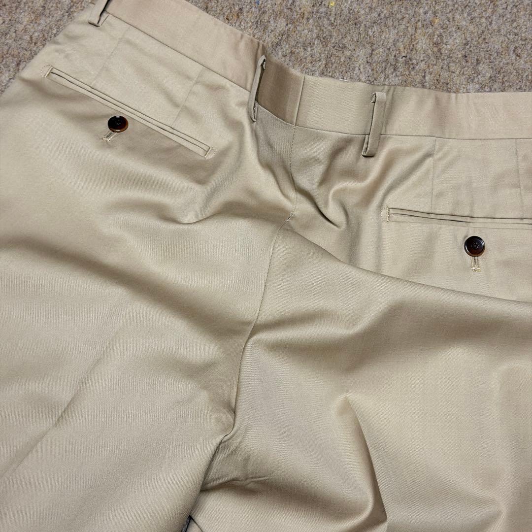 ミツミネ　ベージュ スーツ セットアップ　ゼニア生地　A6