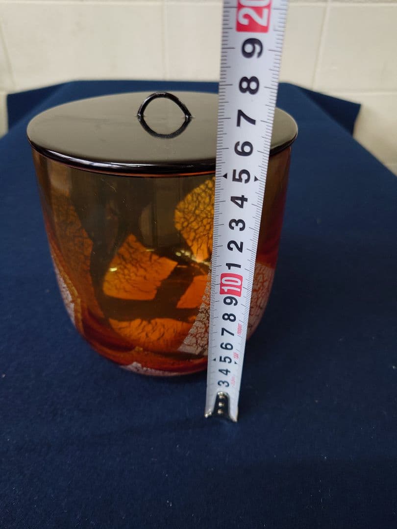 ギヤマン水指　木箱入り