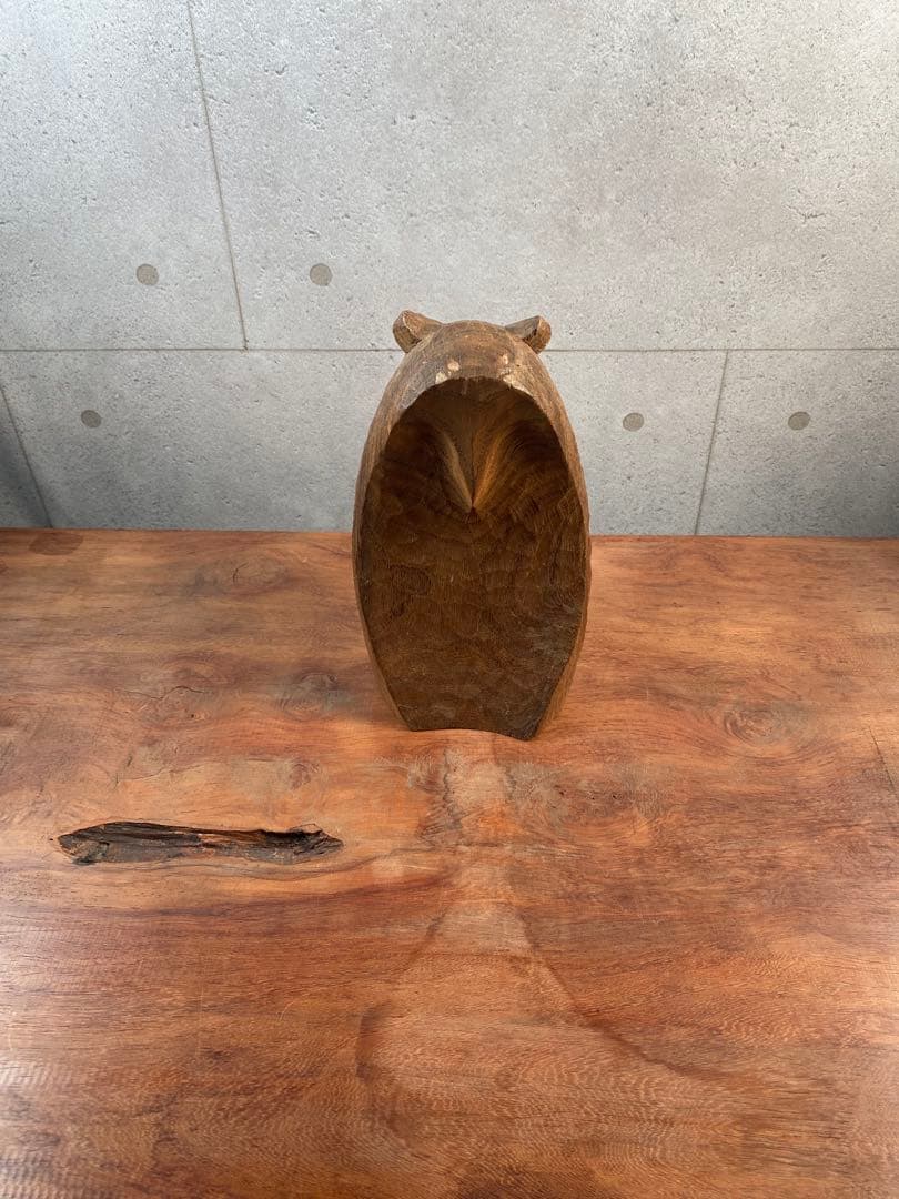 kenbridge さん専用 アイヌ彫刻　アイヌ木彫り　熊　梟三好純男　みよし