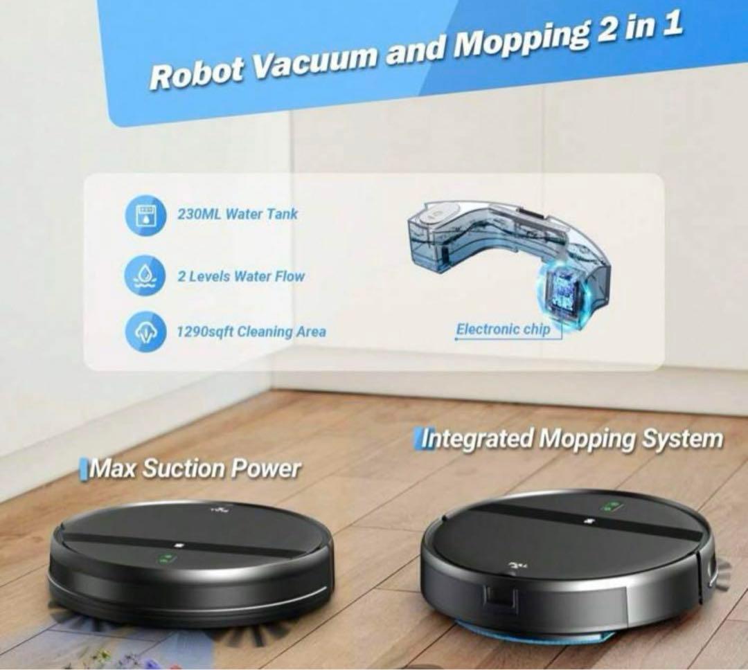ロボット掃除機・モッピング機能搭載本体