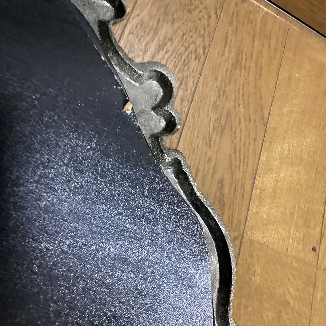 ロココ調　鏡　ミラー　アンティーク加工　壁掛けミラー　玄関鏡