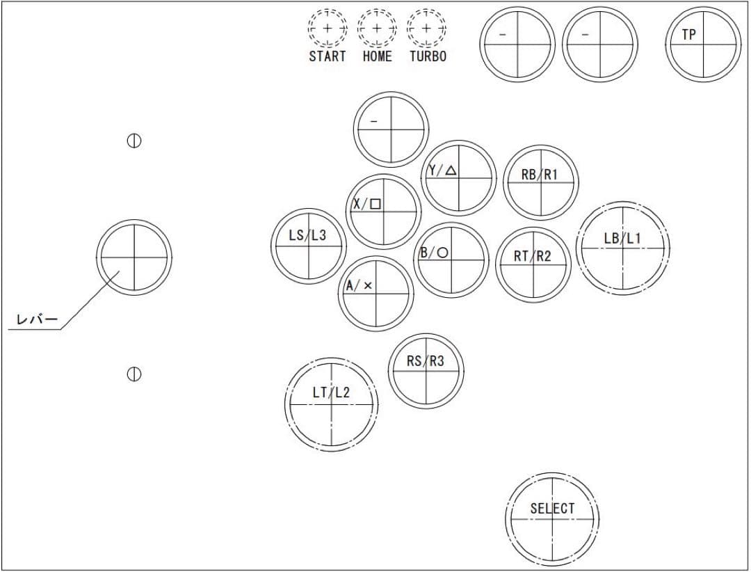 【CPC-LSF】アーケードコントローラー　アケコン 24mm 30mm 増設