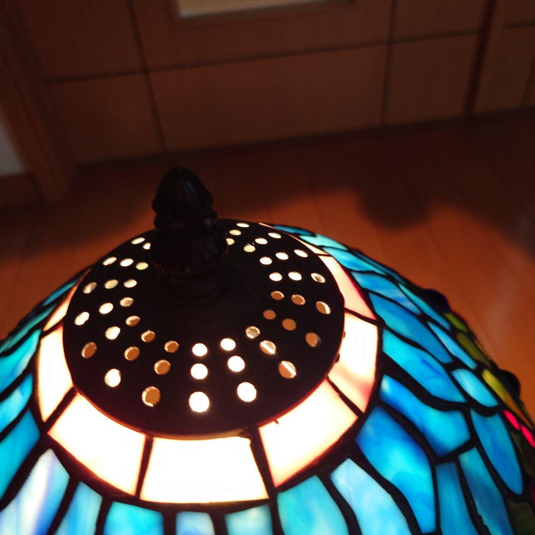 トンボデザイン　ティファニー風 ステンドグラスランプ