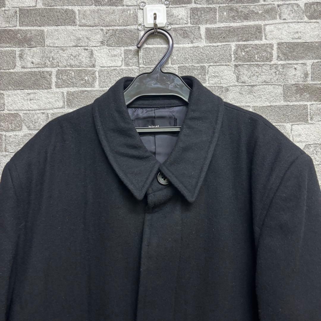 希少　COMME des GARCONS ブラック ウールピーコート　美品