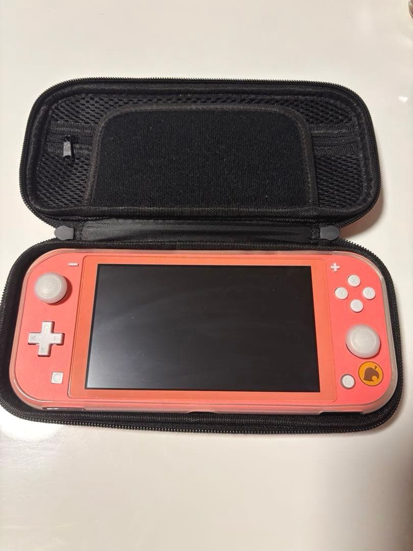 【美品】Nintendo Switch Lite どうぶつの森デザイン ケース付