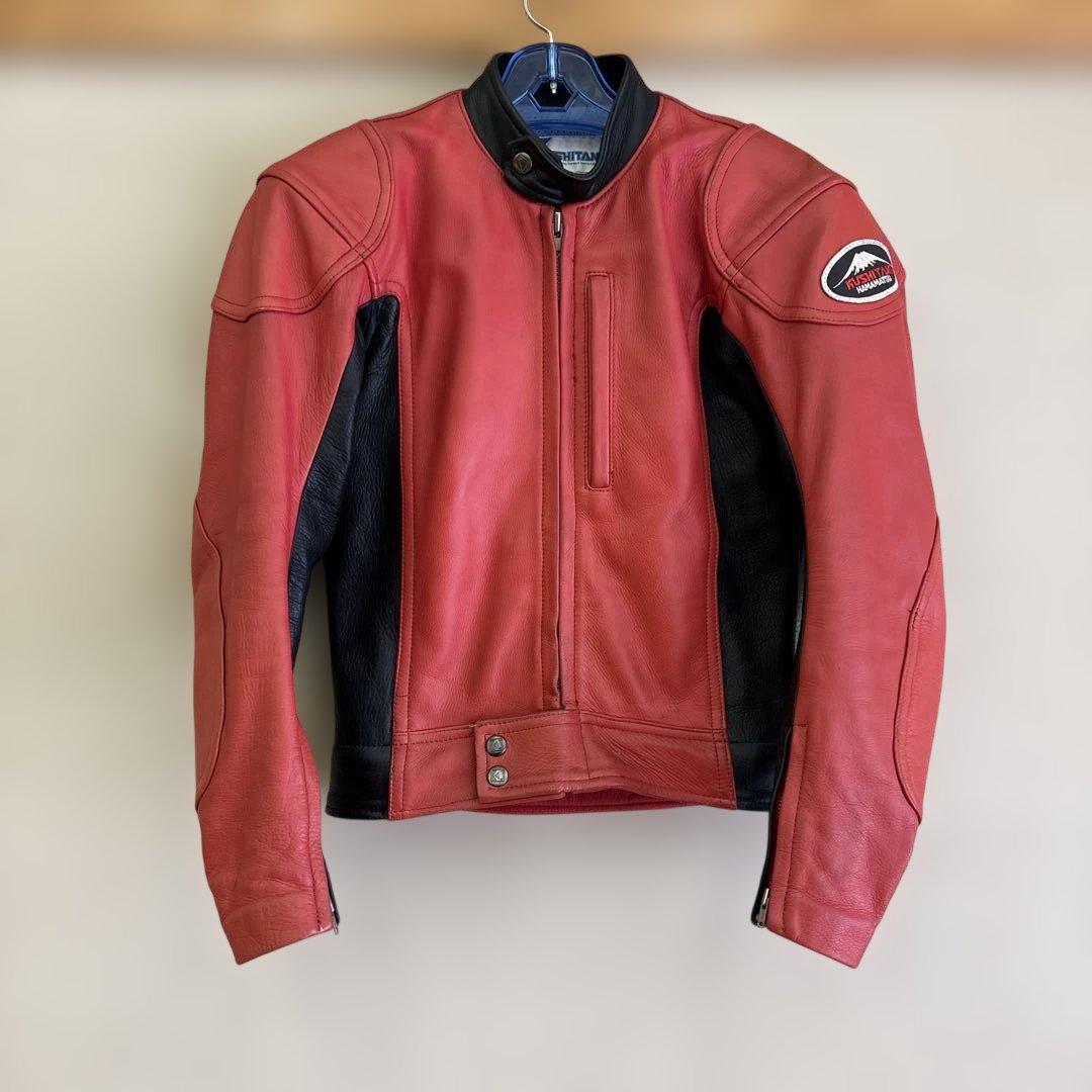 クシタニ 赤黒 セパレート本革ツナギ