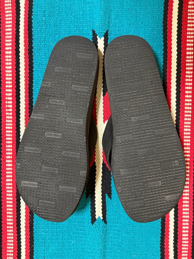 レインボーサンダル　カリフォルニア製　角張ったロゴ刻印　サンクレメンテ工場