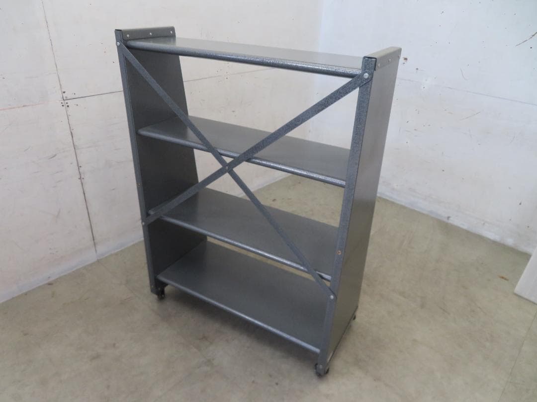 美品■ダルトン■L SHELF RAW■3段シェルフ■キャスター付き■