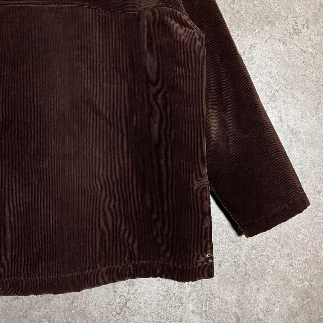 トゥモローランド コーデュロイジャケット カバーオール 中綿 ブラウン L