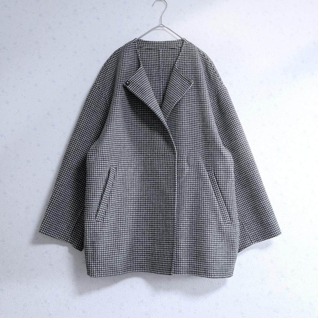 良品 SLOBE IENA HAMILTON ダブルフェイスウールショートコート