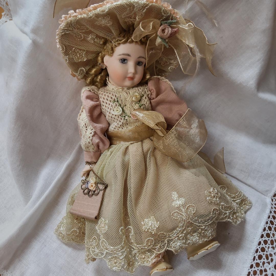 ミニョネット　アンティークドールリプロ　人形　　ジュモ一風