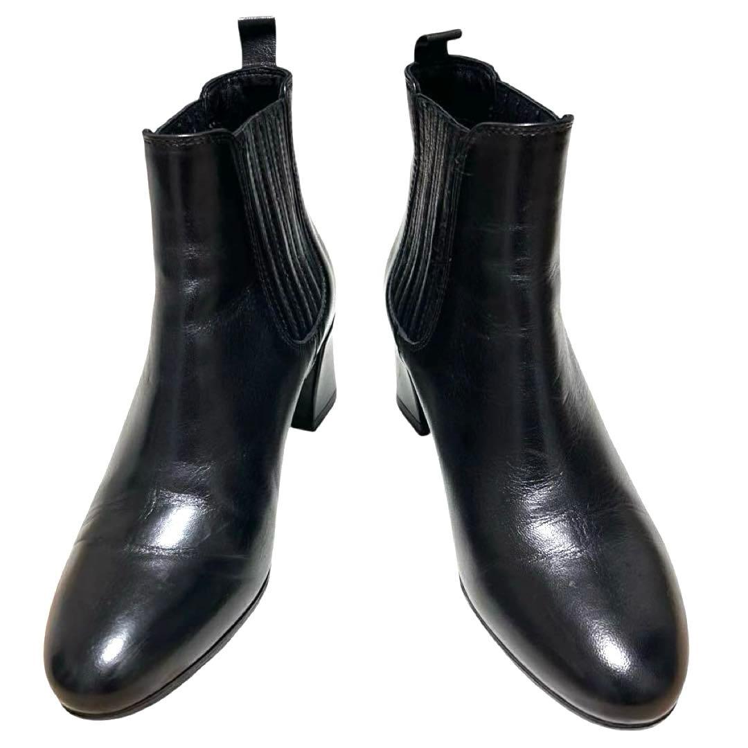 【極美品】FABIO RUSCONI ショートブーツ　サイドゴア