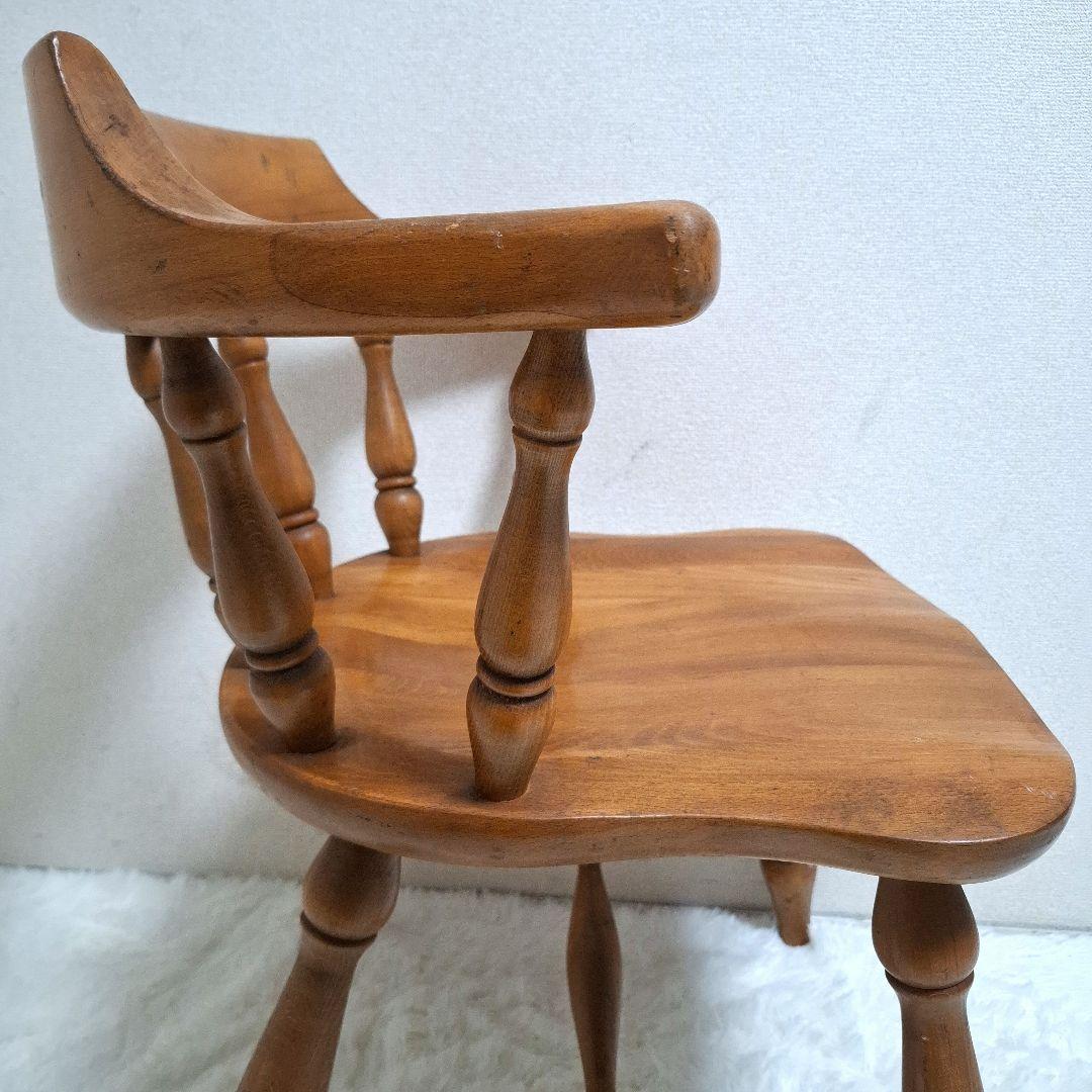 柏木工 木製 背もたれ 肘掛け付き椅子 アームチェア