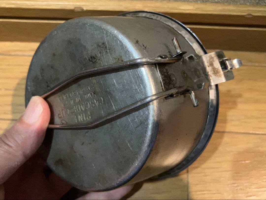 フタ希少【USA製】CASCADE CUP＋ROCKY CUP蓋付 折りたたみ式