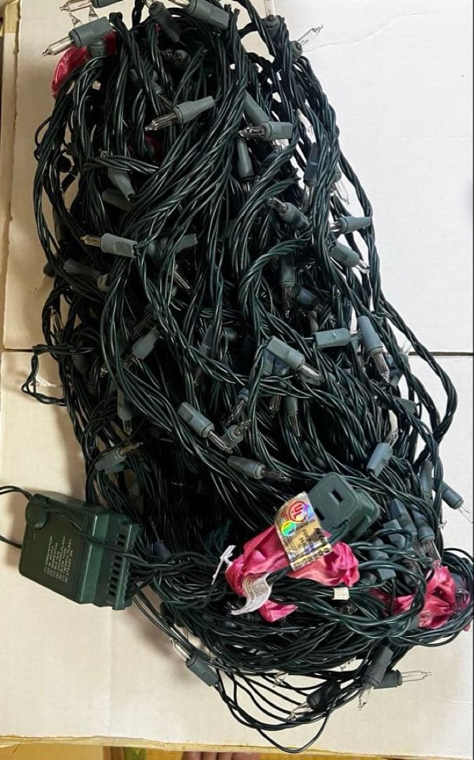 クリスマスツリー電飾、飾り　アメリカ製含む