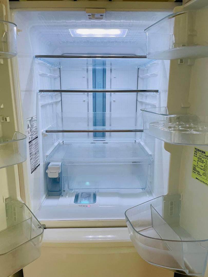 TOSHIBA ノンフロン冷凍冷蔵庫　426L 送料込