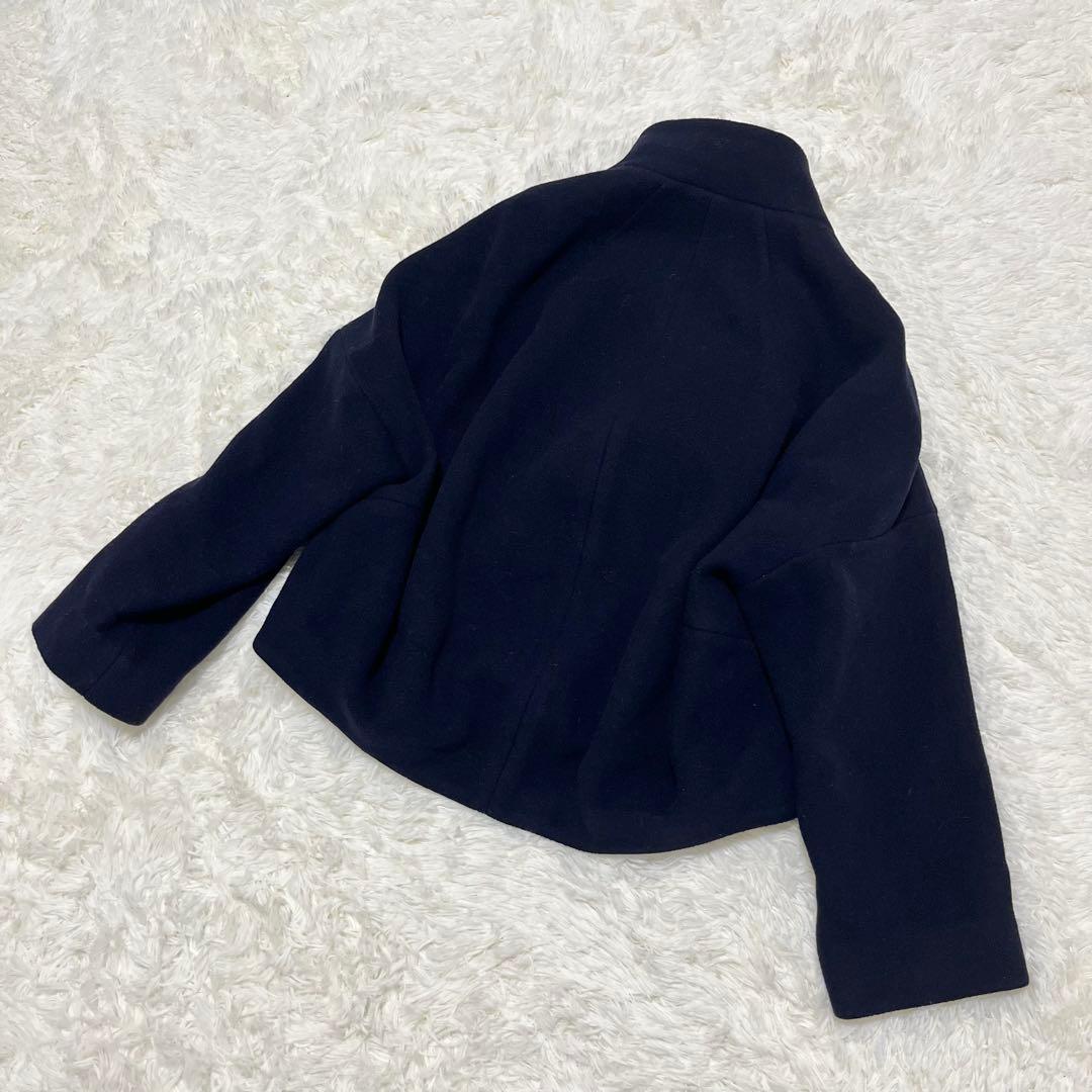 【ENFÖLD✨】定価5.8万　ウールリバーモッサショートドルマンコート　36