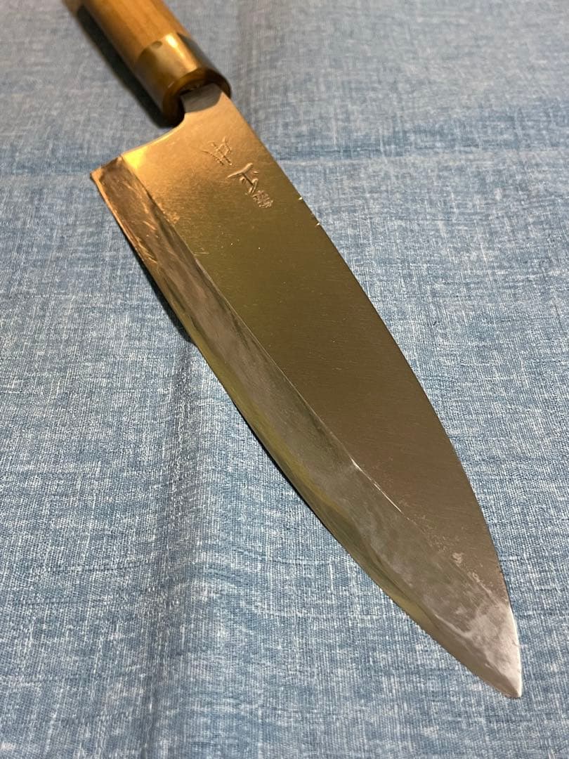 正本　秀　大出刃包丁　刃渡り22センチ