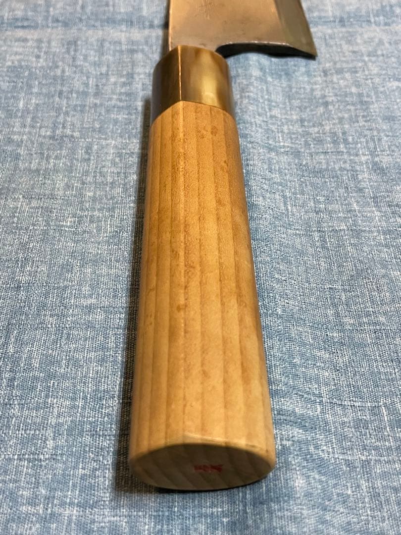 正本　秀　大出刃包丁　刃渡り22センチ