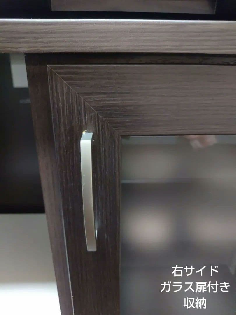 ✿ ニトリ レンジボード 食器棚 コパン 80MRB DBR 美品 送料込み