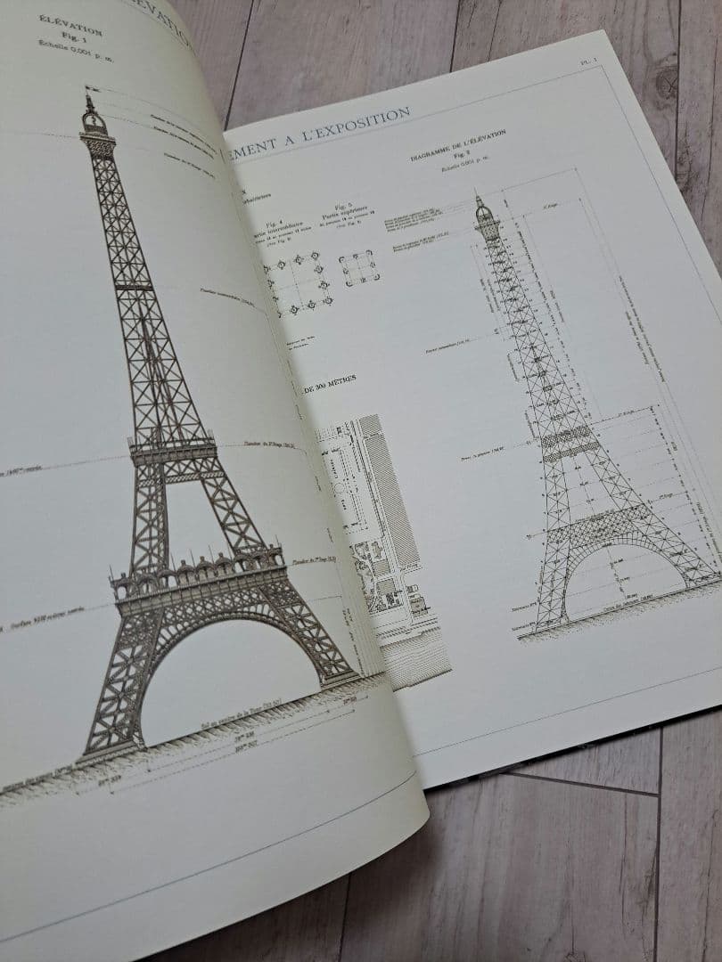 図面と写真で見るエッフェル塔建設 写真集「The Eiffel Tower」