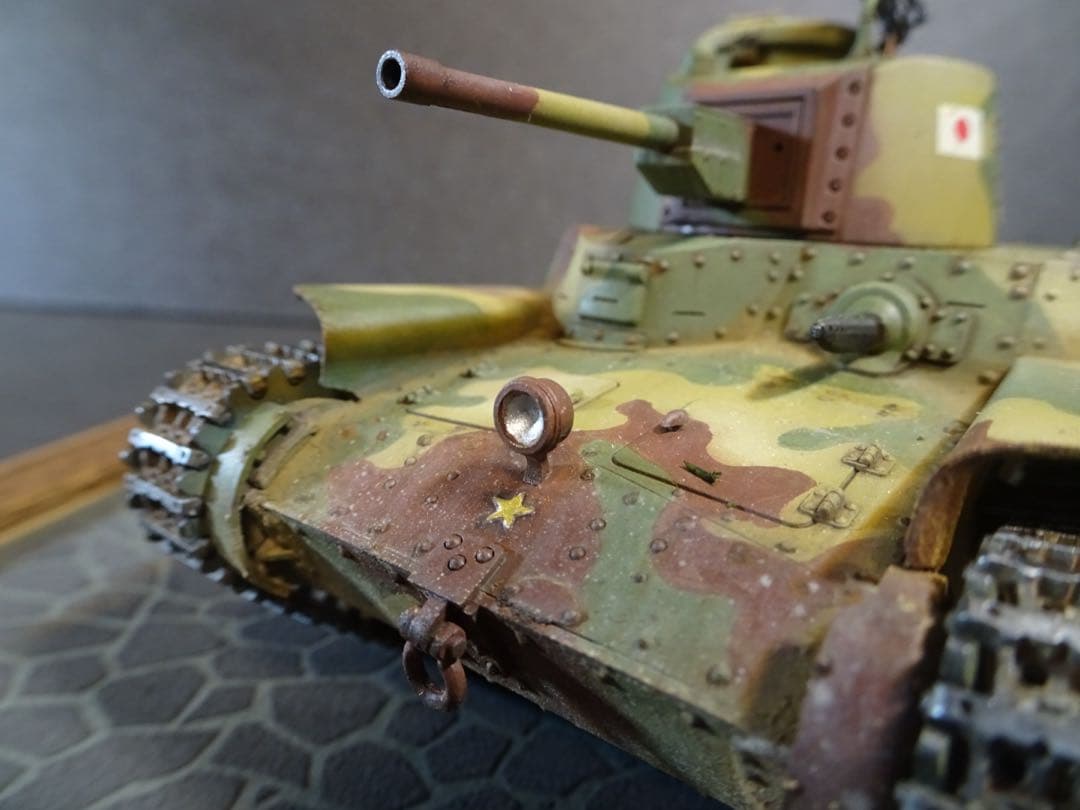 タミヤ1/35 日本陸軍97式中戦車改　戦車プラモデル　完成品