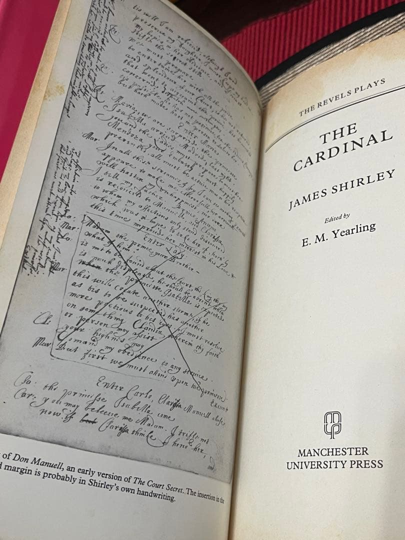 希少　The Cardinal James Shirley