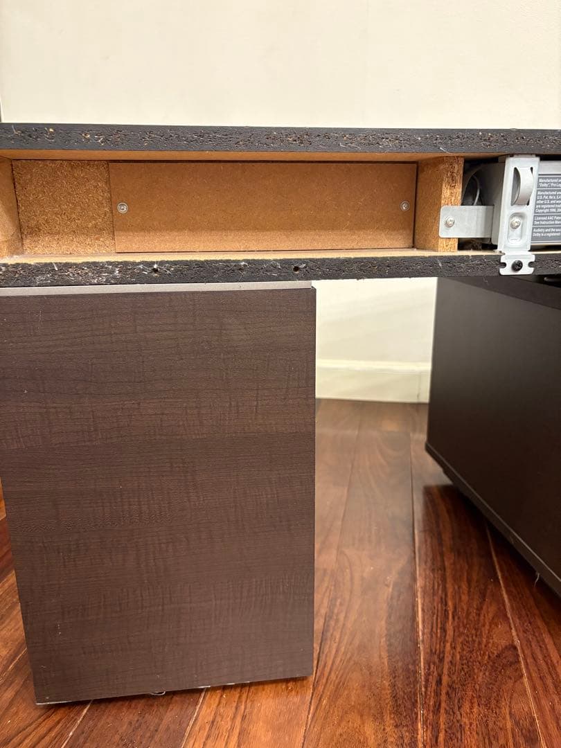 サブウーファー内蔵シャープシアターサラウンドテレビ台AN-ACY1リモコン付