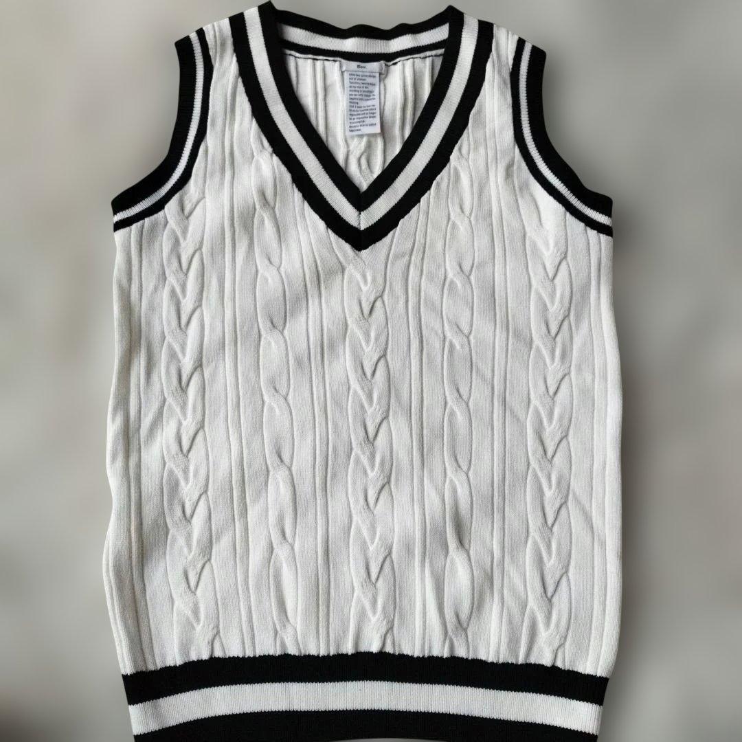 25年♡美品✨Sov. ケーブルニットカーディガン&ベスト 金ボタン M/F