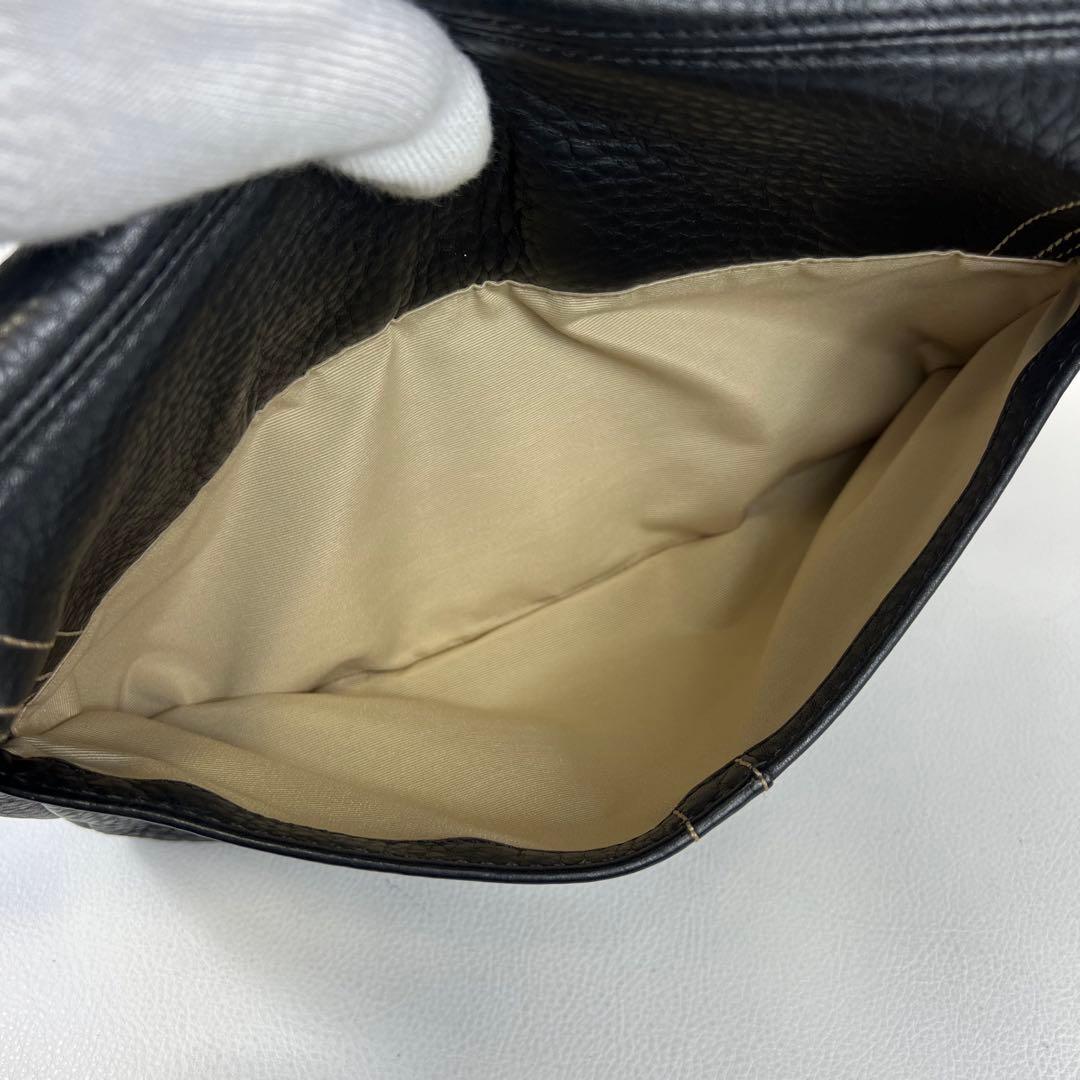 バッグ COACH hobo leather Flap Shoulder Bag y2k