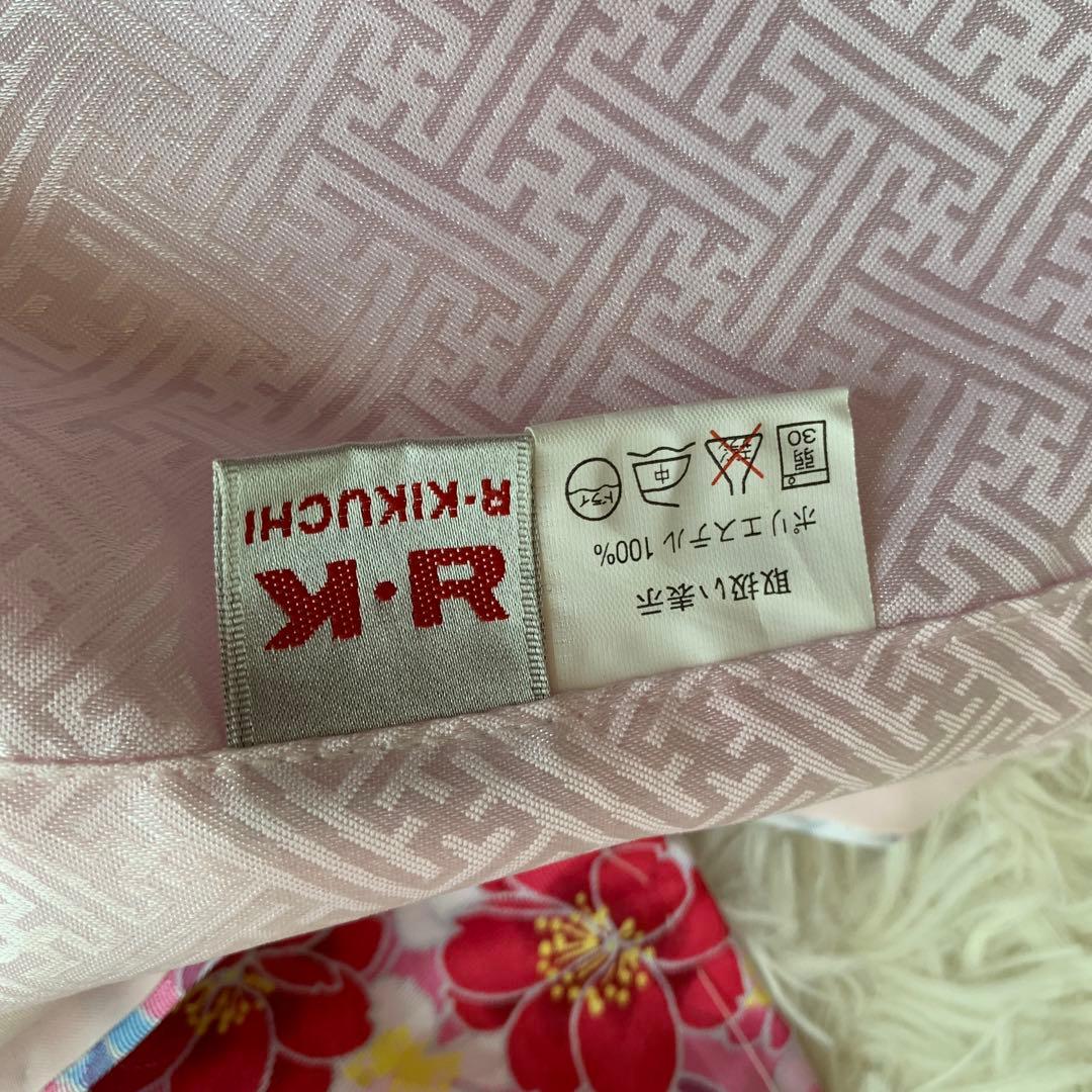 美品　七五三　三歳　被布セット✰ リョウコキクチ　ピンク　リアルファー襟