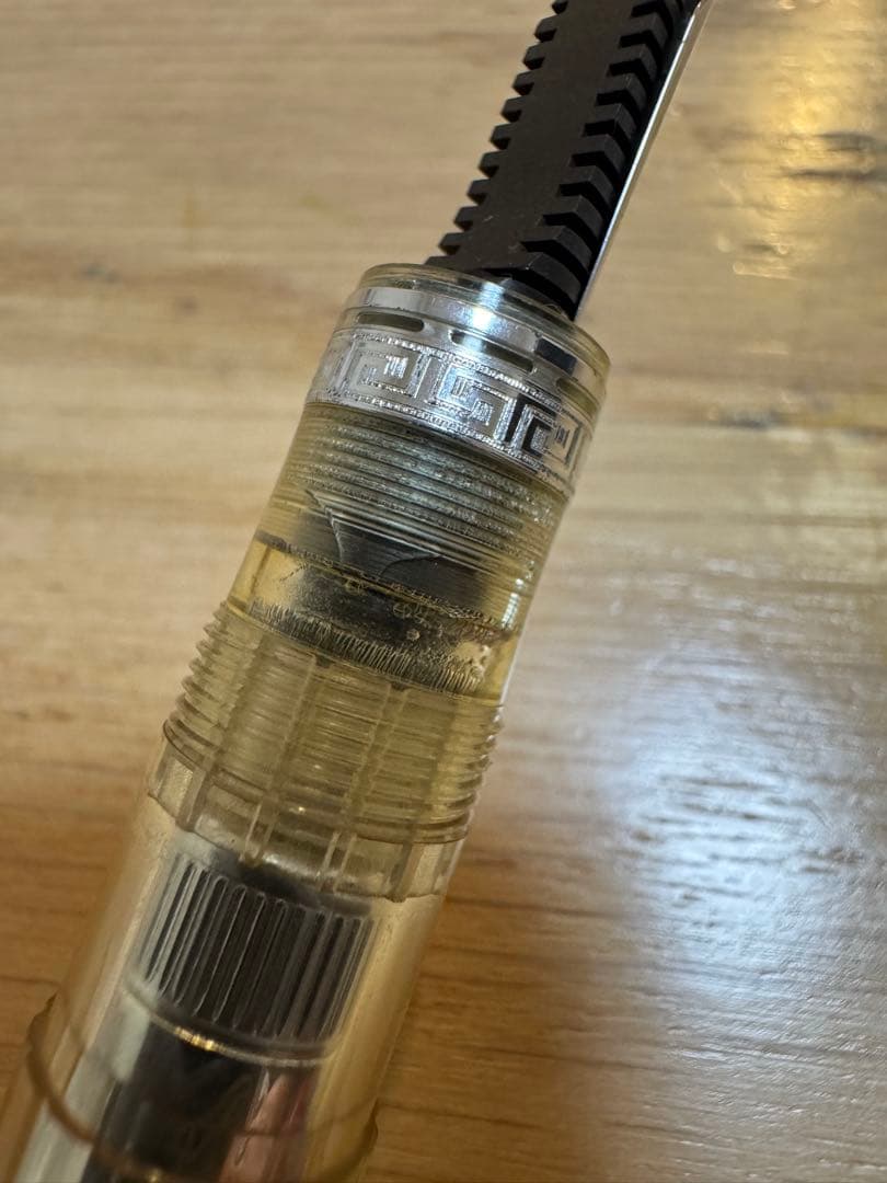 訳あり OMAS オマス 万年筆 18K 750 M 中字 クリア 透明 文房具