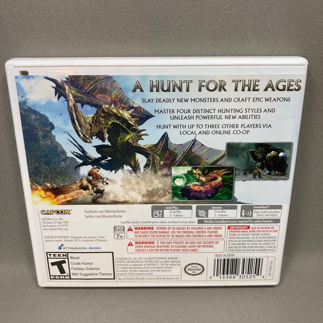 モンスターハンター ジェネレーションズ モンスターハンターX 北米版 海外版