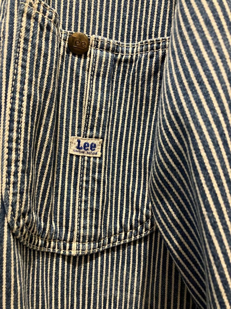 Lee 　ヒッコリー　カバーオール サイズ38　復刻　91-J