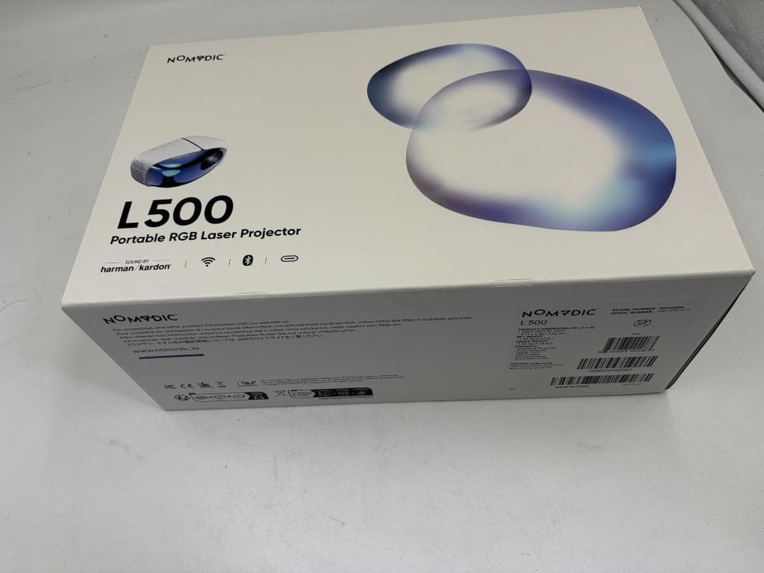 NOMVDIC L500 ポータブル RGB レーザープロジェクター 中古美品