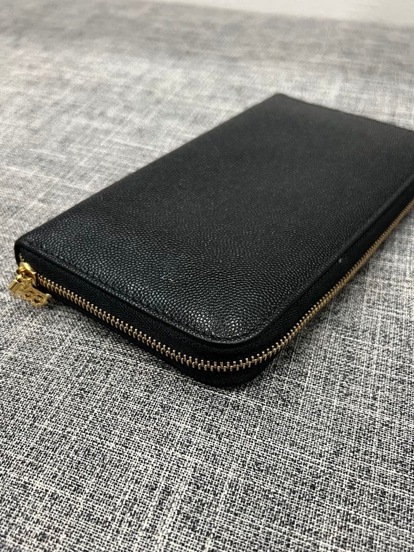 バーバリー BURBERRY エルモア TBロゴ 長財布 ブラック