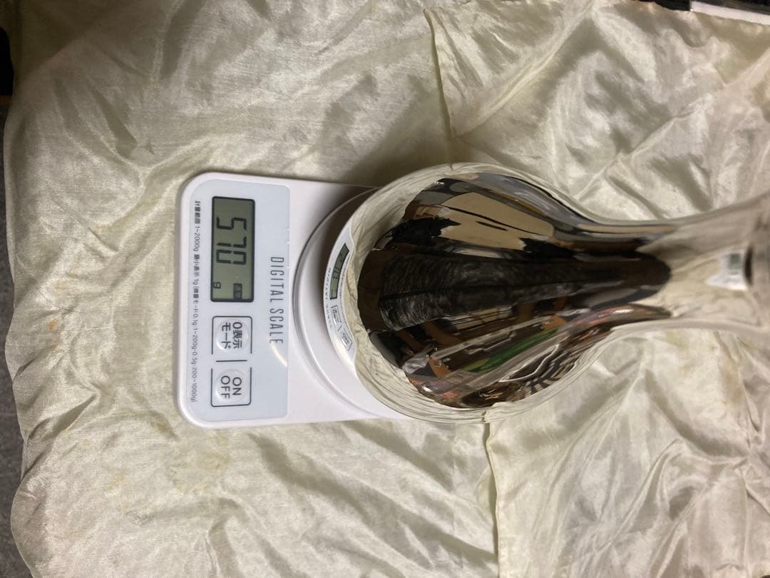 純銀製　瓶子　木箱付き　2個セット　1122g