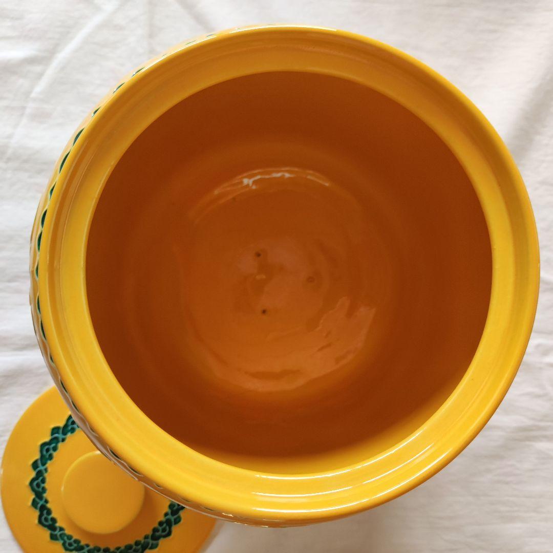 茶道具◆黄交趾松唐草文皆具◆赤澤露石造