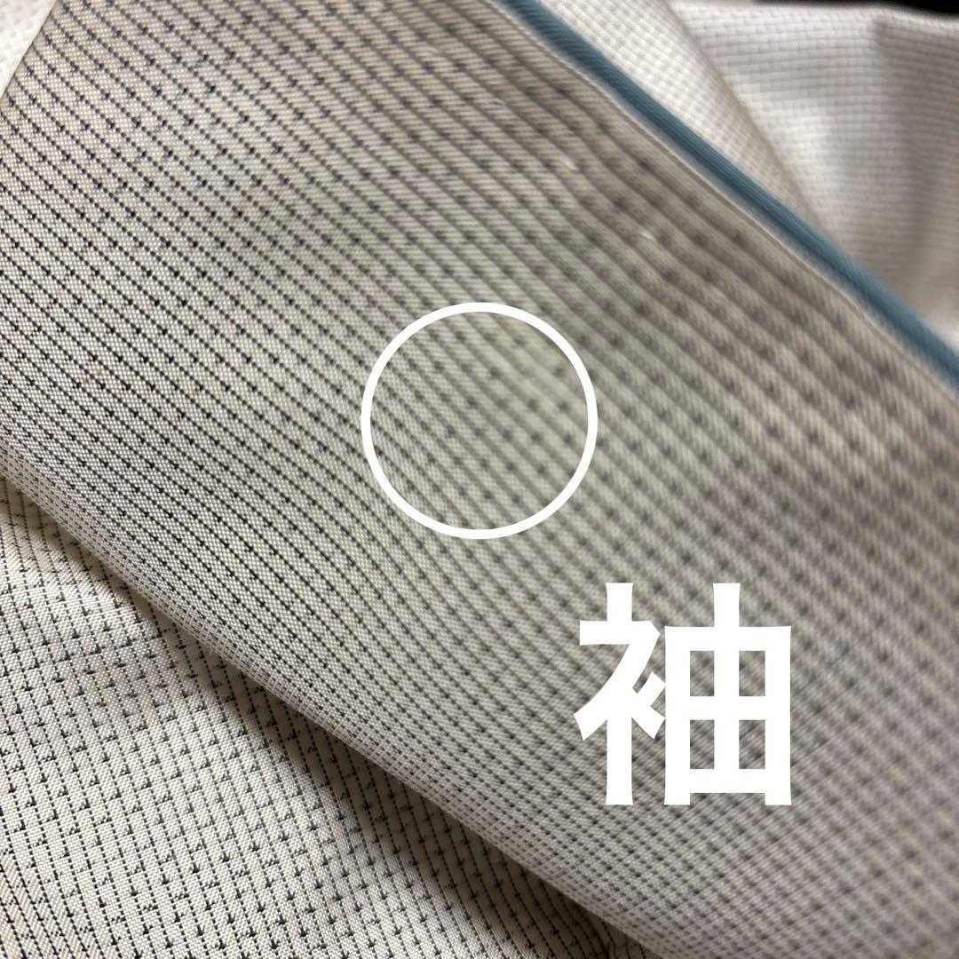 先染め　白大島　カタス式 染め柄付下げ　フェミニン♪ きもののやまと謹製