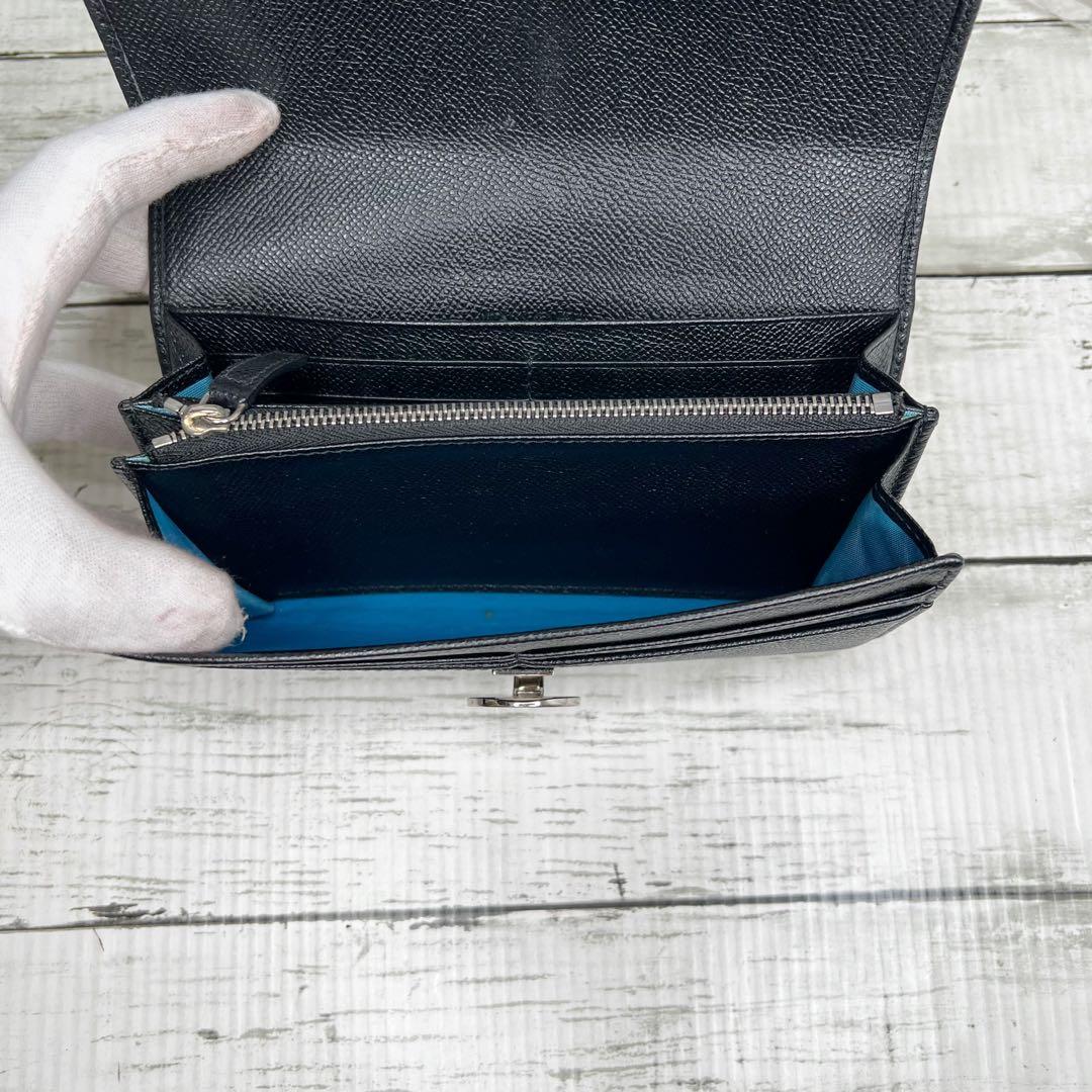 BVLGARI ブルガリ サークルロゴ ロゴクリップ 長財布