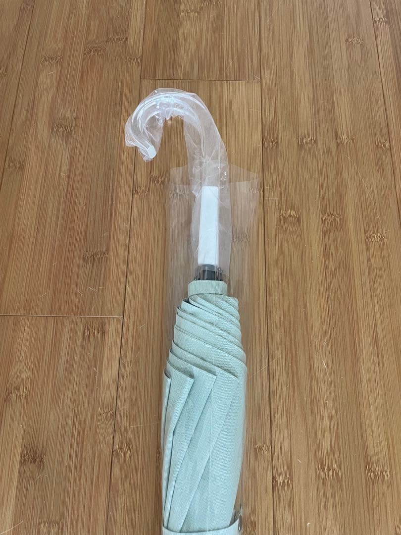 【今季最終価格極美品】サンバリア 100 長傘 L mokuグリーン クリア手元