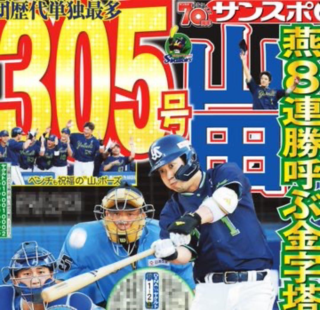 山田哲人　ハイクオリティユニホーム　Ｌサイズ　ヤクルト　スワローズ　正規品