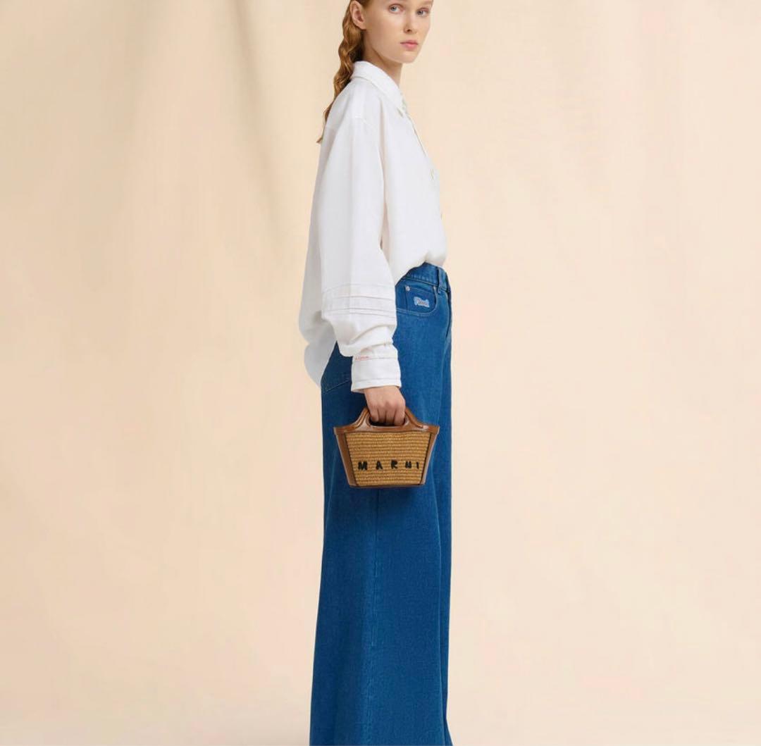 新品MARNI ブラウン TROPICALIA BAG MICRO マルニ